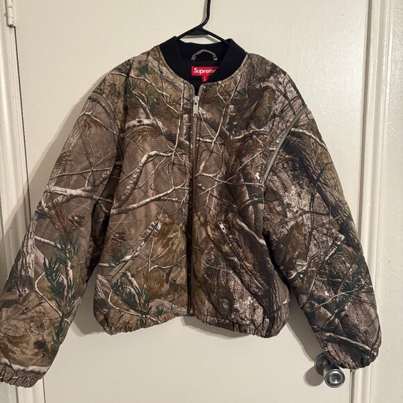 Supreme Zip-off sleeve quilted bomber jacket Realtree AP camo - Picture 1 of 3